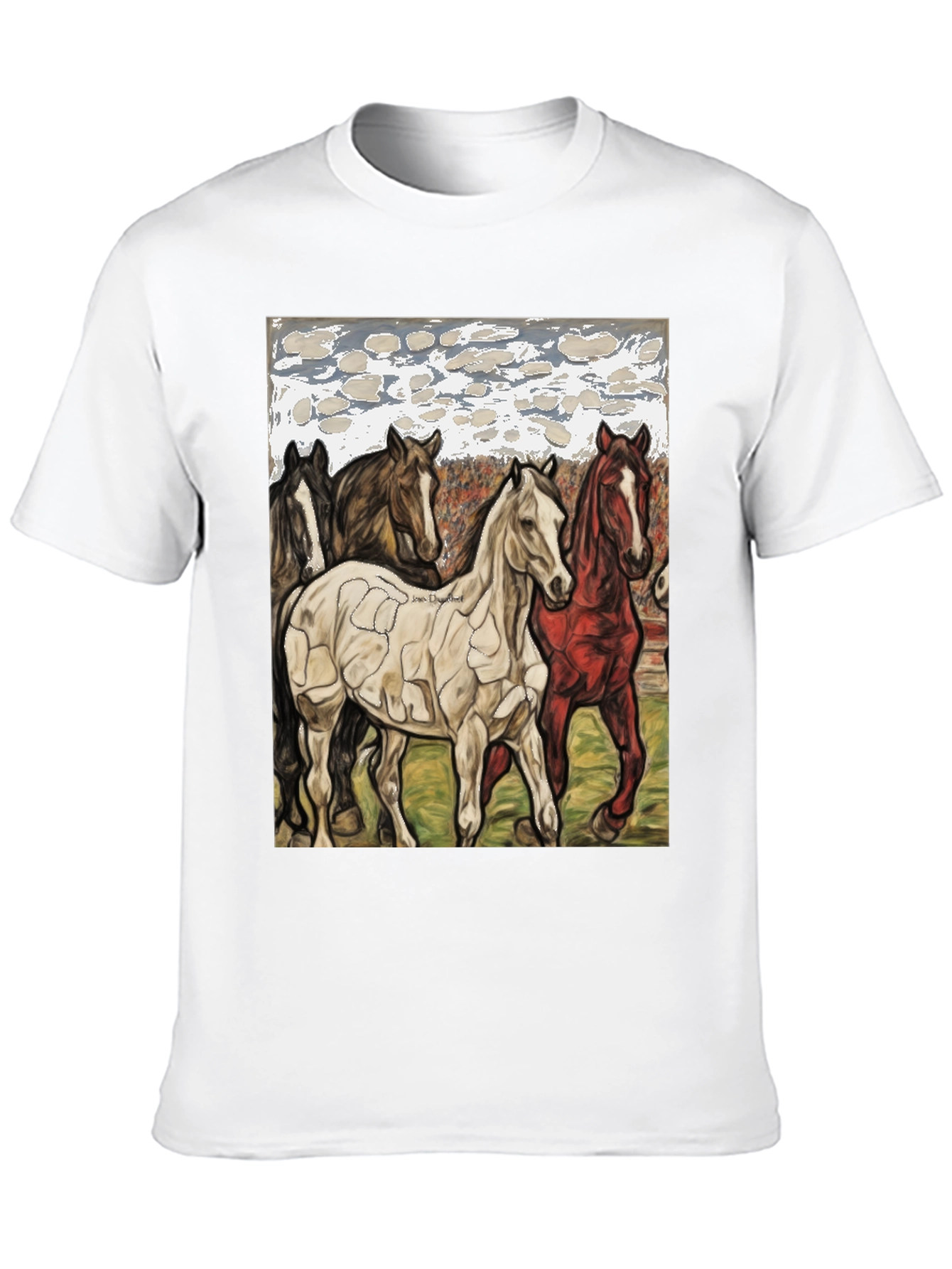 Horse Art Tee - Unique Graphic Print T-Shirt