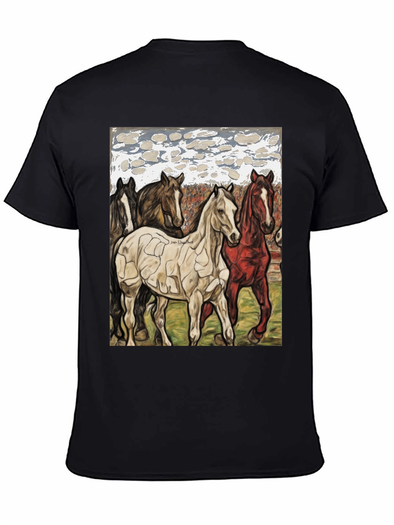 Horse Art Tee - Unique Graphic Print T-Shirt