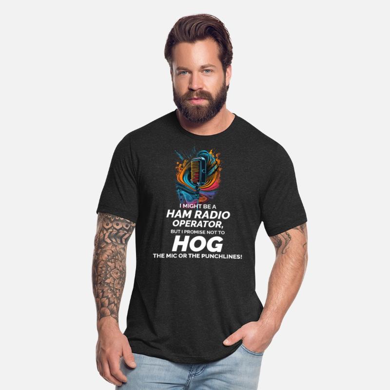 Radio Wave Art Ham Operator's Promise Funny