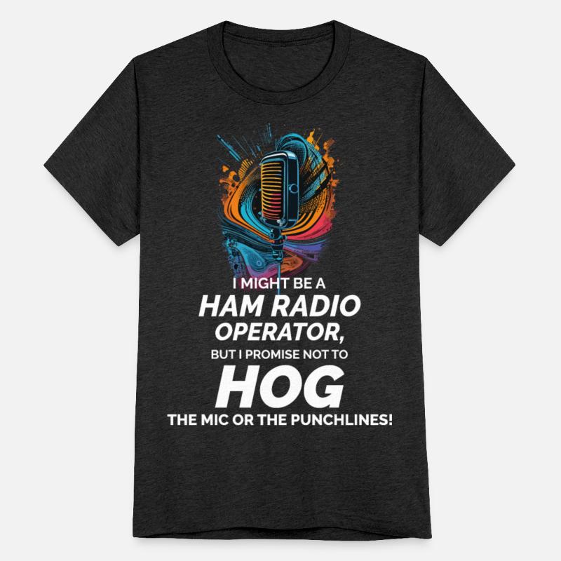 Radio Wave Art Ham Operator's Promise Funny