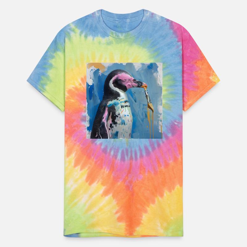 Rainbow Penguin – Bursting with Color