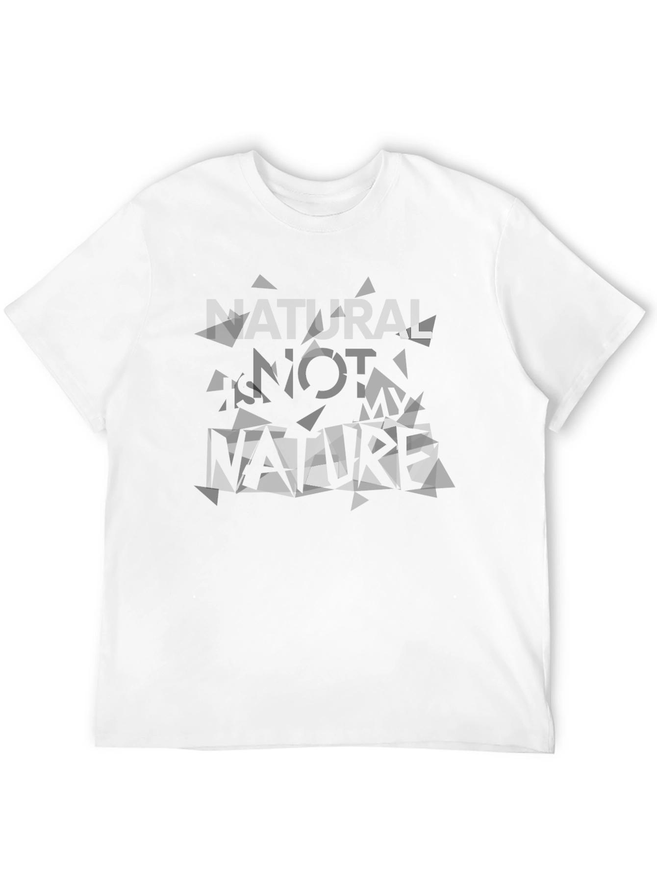 Natural Not Nature Black Graphic Tee