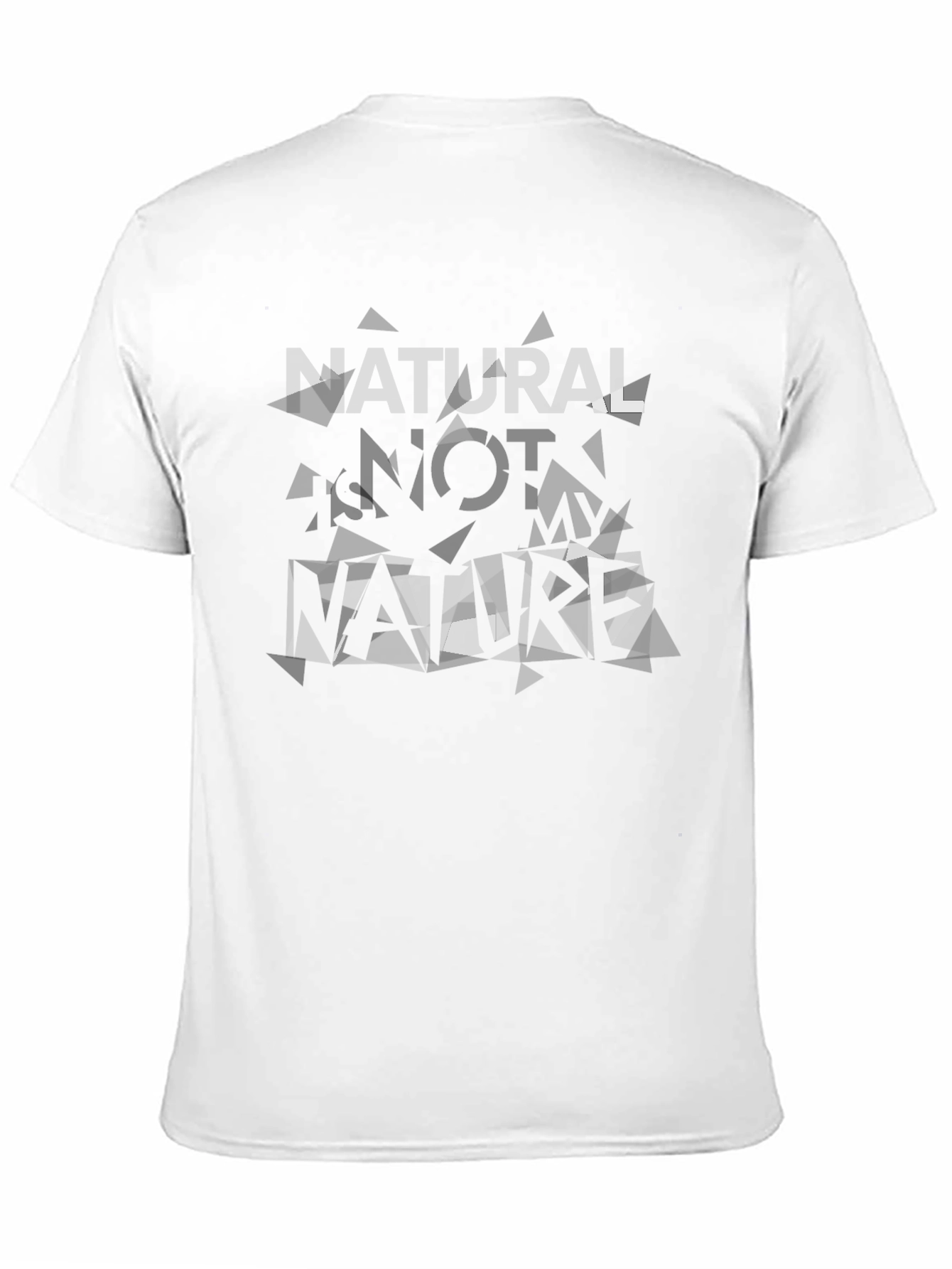 Natural Not Nature Black Graphic Tee