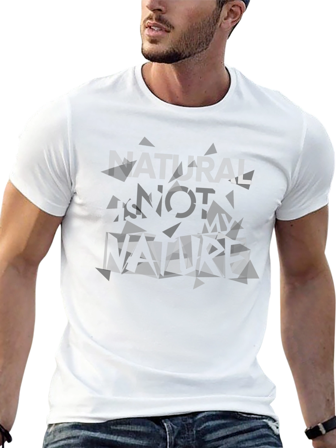 Natural Not Nature Black Graphic Tee