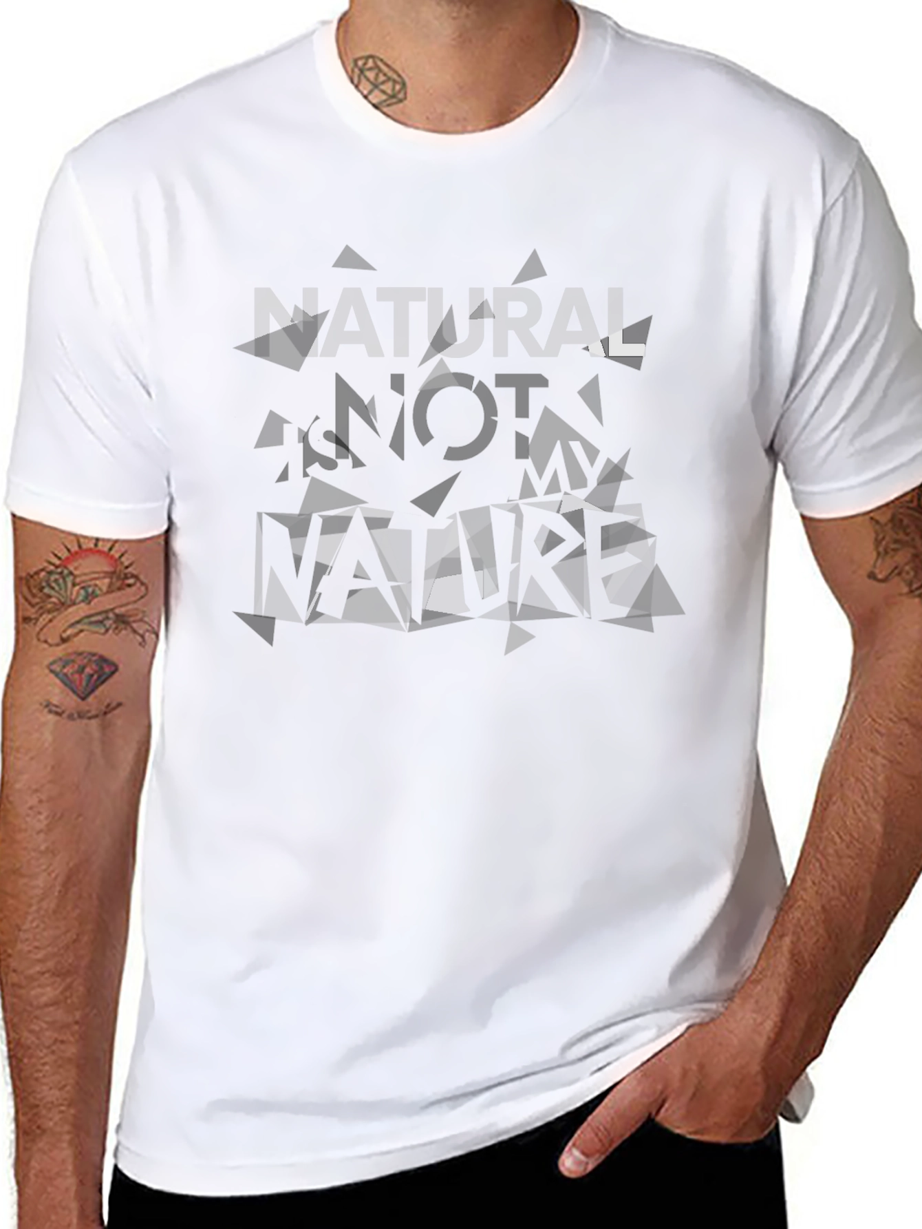 Natural Not Nature Black Graphic Tee
