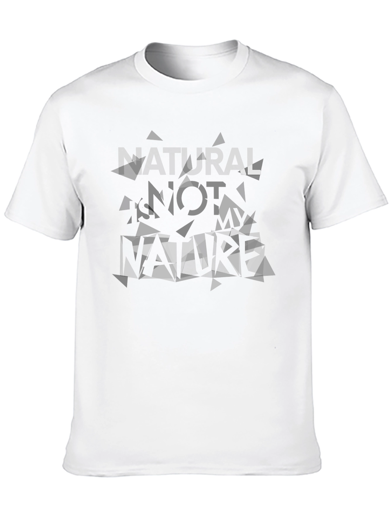 Natural Not Nature Black Graphic Tee