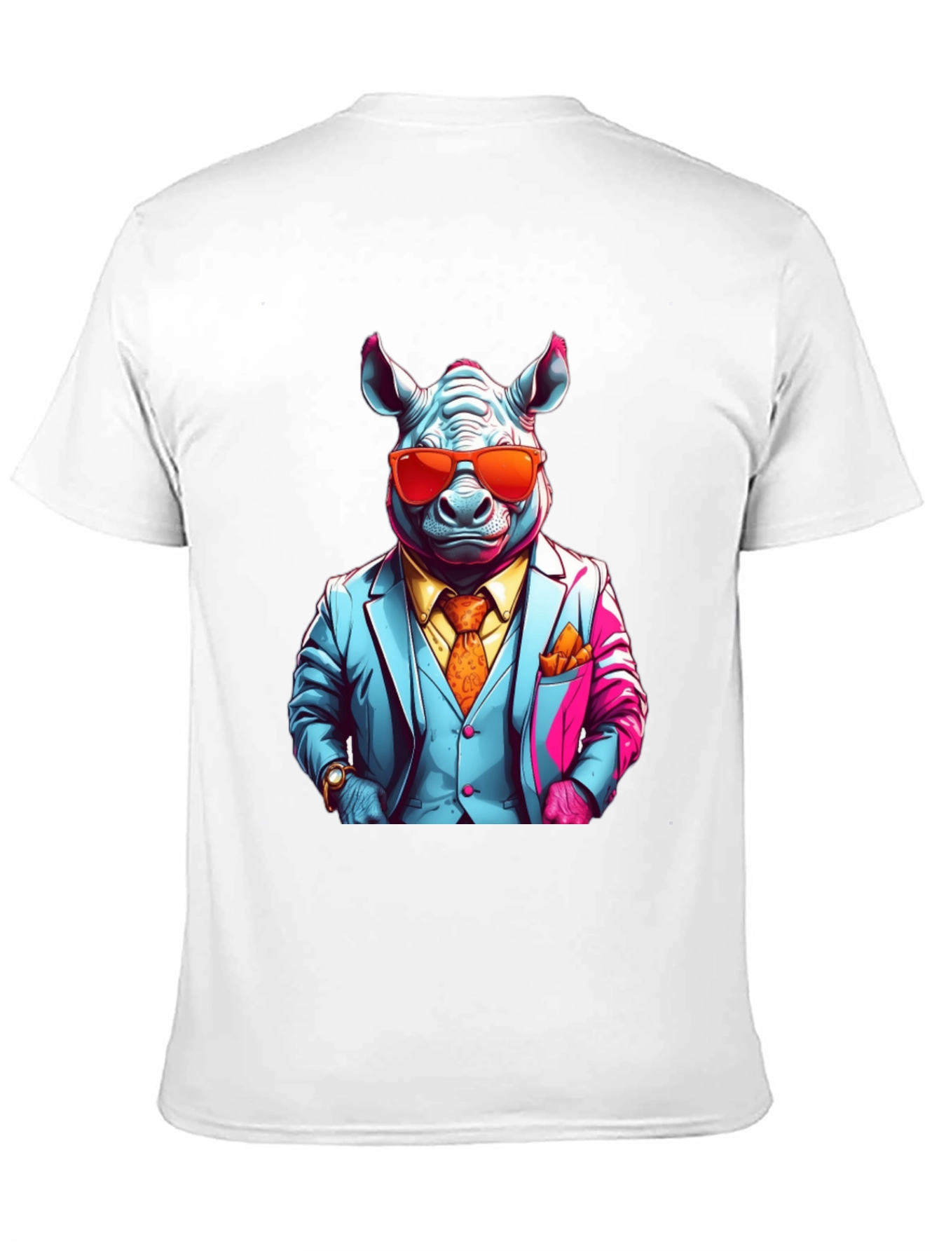 Rhinoceros Business T-Shirt - Mens Style
