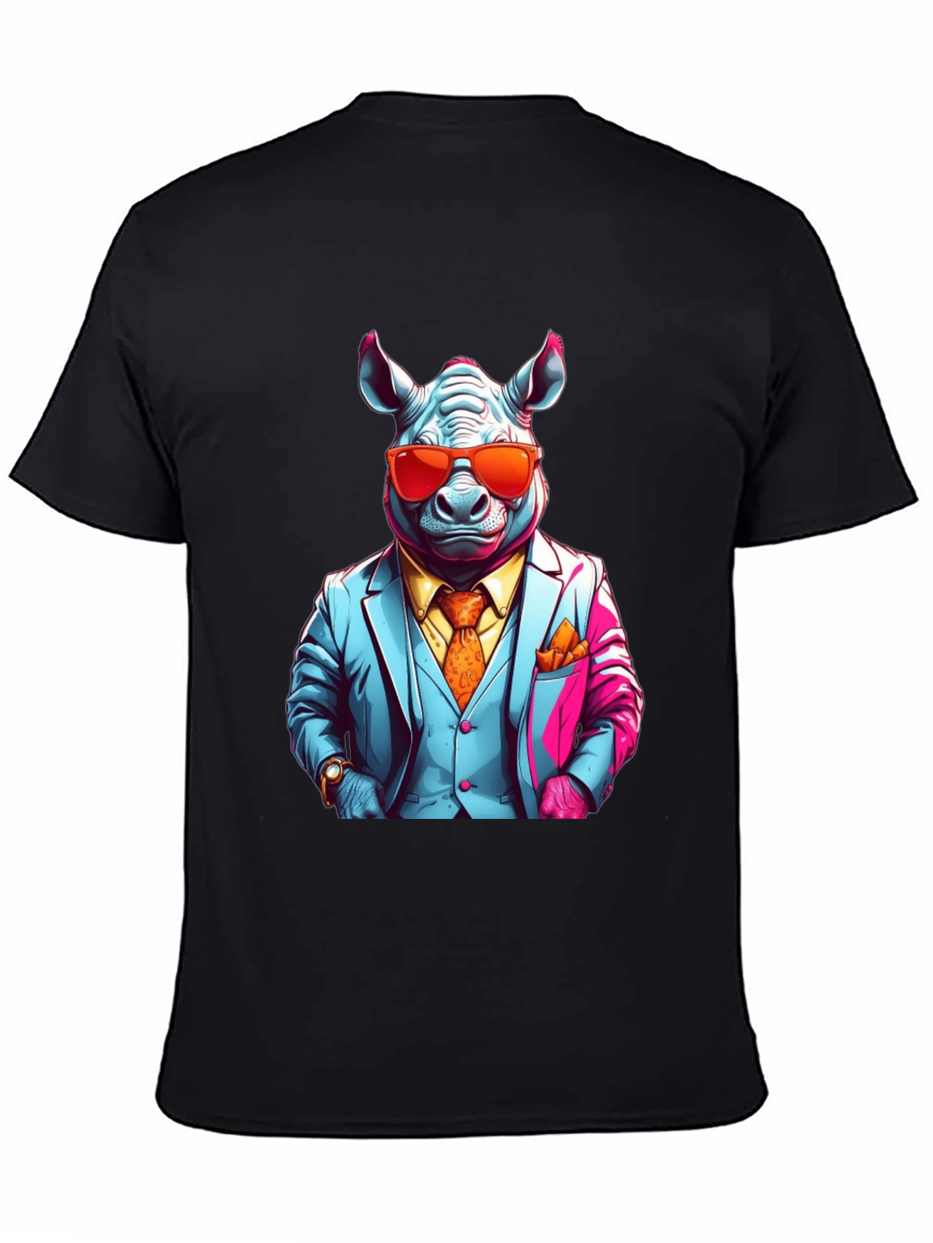 Rhinoceros Business T-Shirt - Mens Style