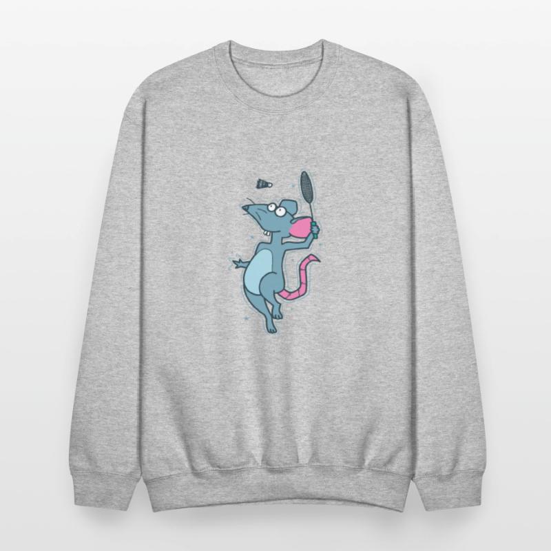 Rat playing Badminton Rodent