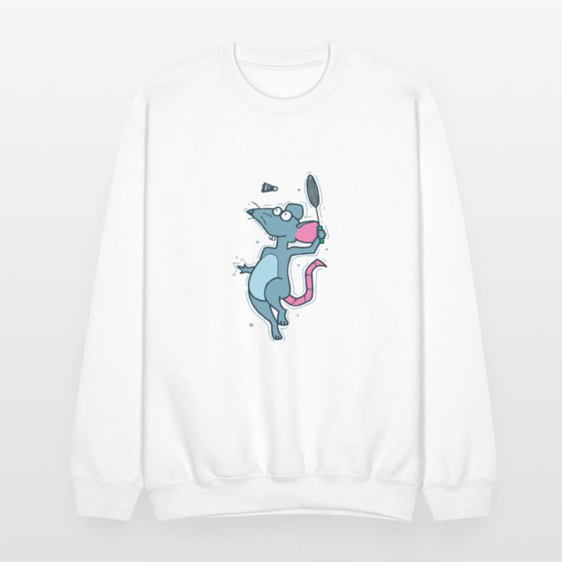 Rat playing Badminton Rodent