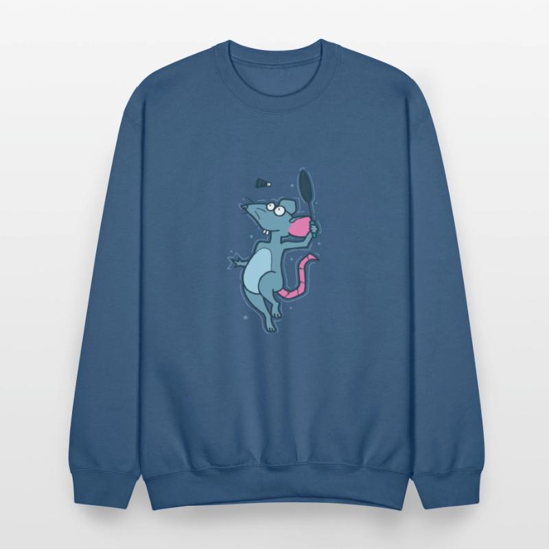 Rat playing Badminton Rodent