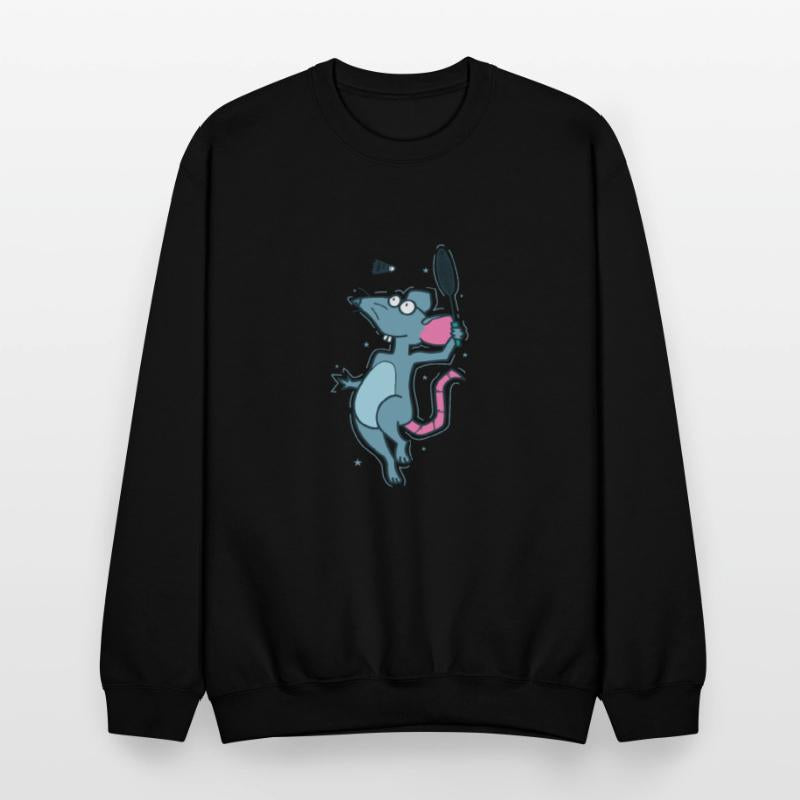 Rat playing Badminton Rodent