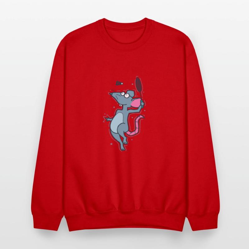 Rat playing Badminton Rodent