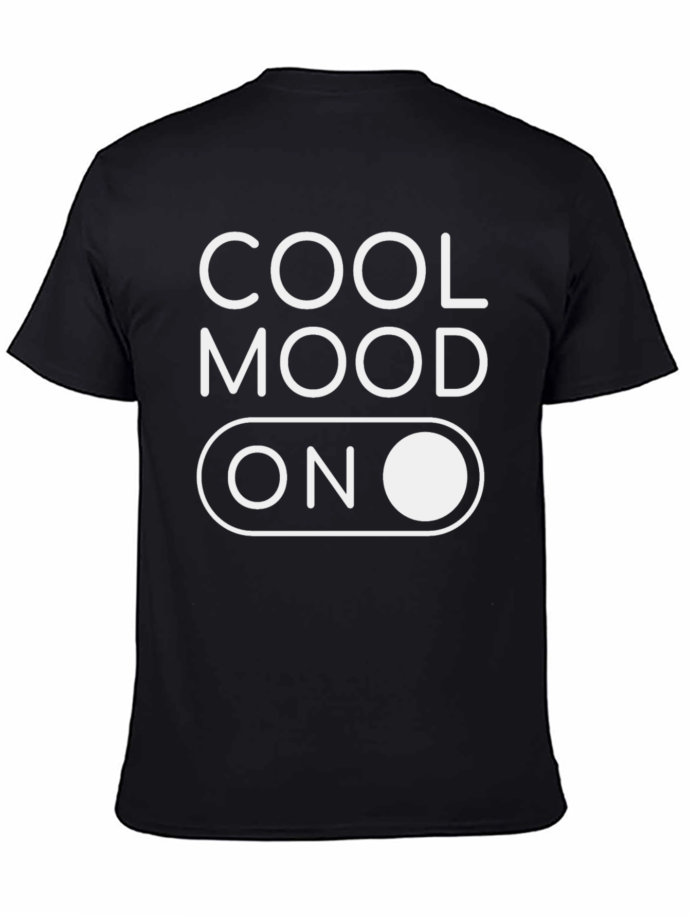 Cool Mood On Black Graphic T-Shirt