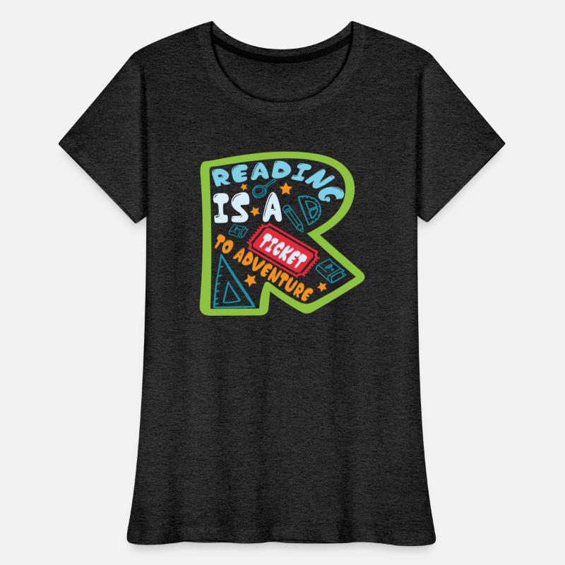 reading is a ticket to adventure shirt & sticker