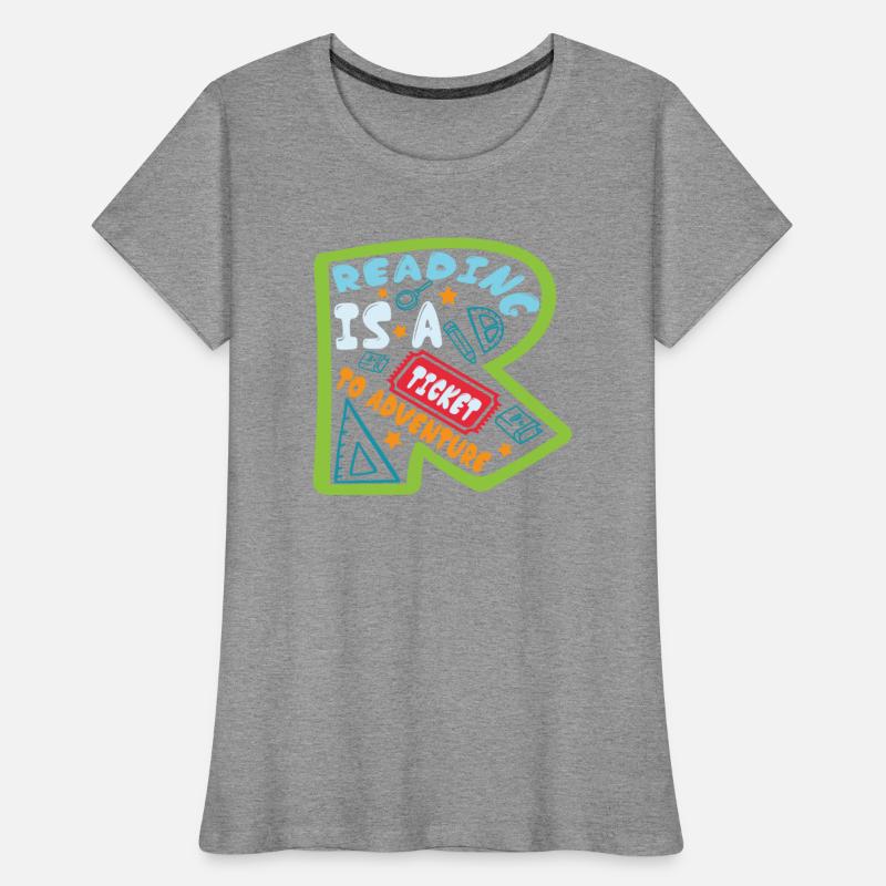reading is a ticket to adventure shirt & sticker