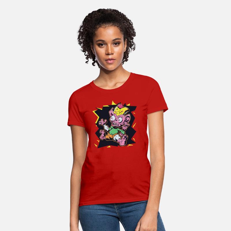 Red Shirt Retro Style 90s Cartoon Comic hero