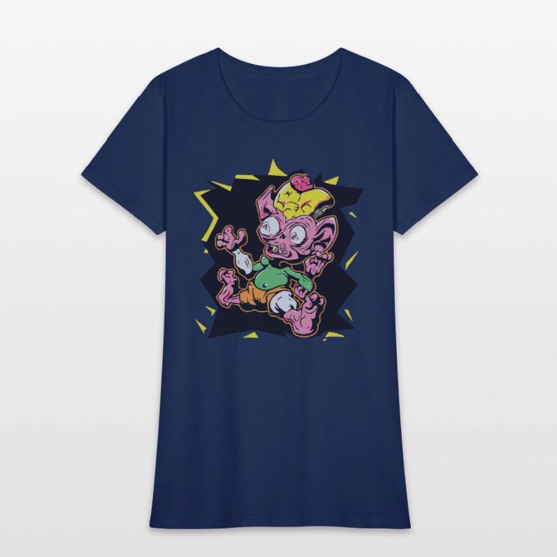 Red Shirt Retro Style 90s Cartoon Comic hero