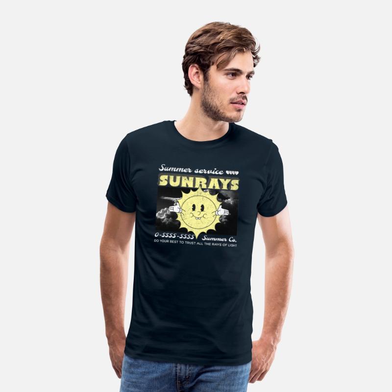 Retro Summer T-Shirt Sunrays