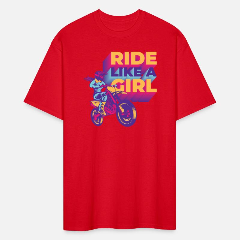 Ride Like A Girl Motocross Motorrad Bike