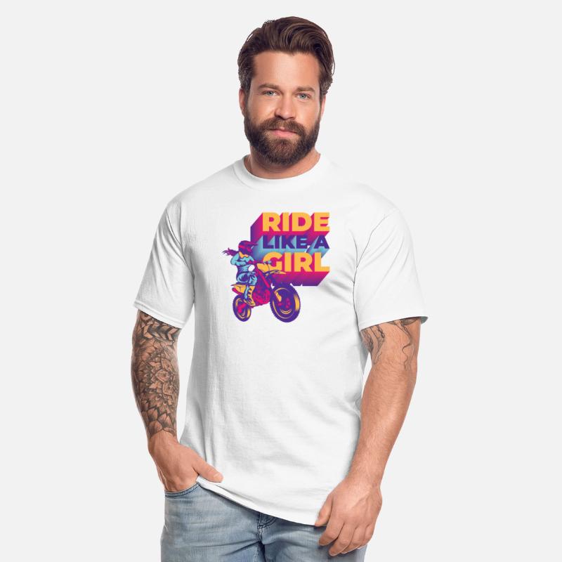 Ride Like A Girl Motocross Motorrad Bike