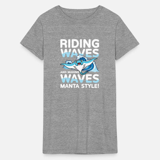 Riding Waves and Making Waves Manta Style for a
