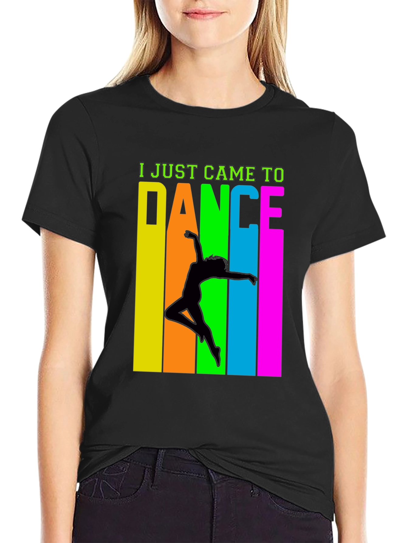 Dance Graphic Black T-Shirt