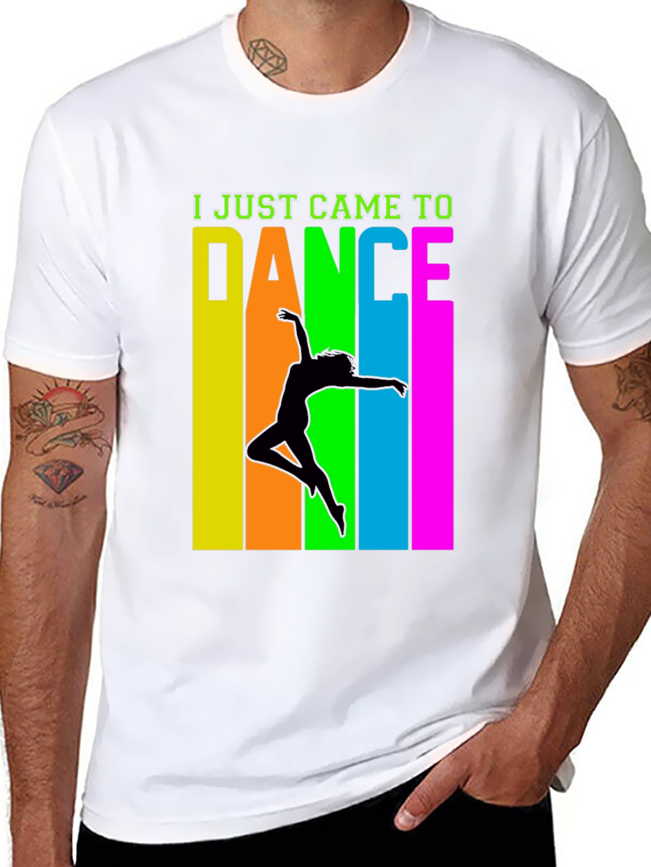 Dance Graphic Black T-Shirt
