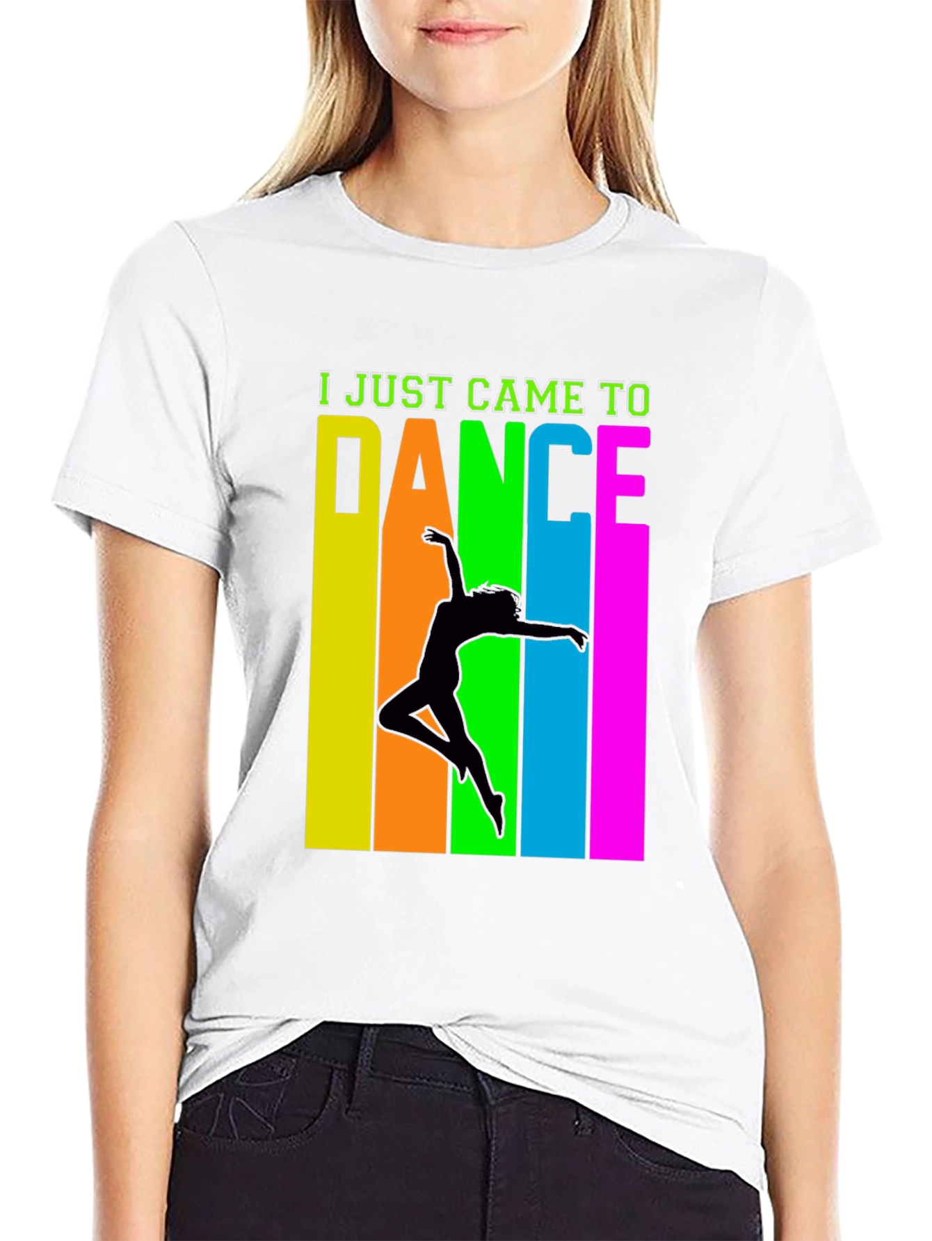 Dance Graphic Black T-Shirt