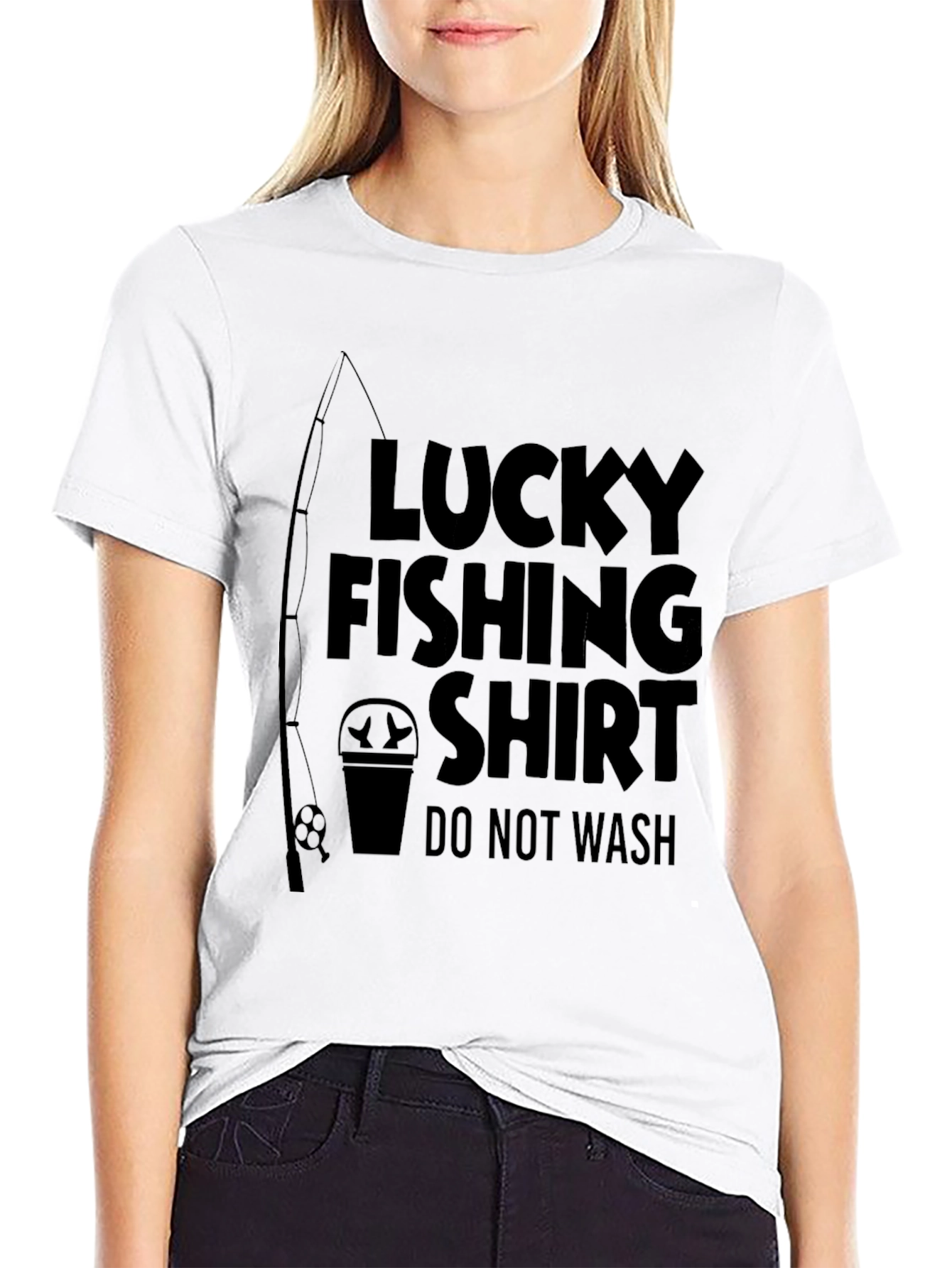 Lucky Fishing Shirt - Do Not Wash Funny T-Shirt