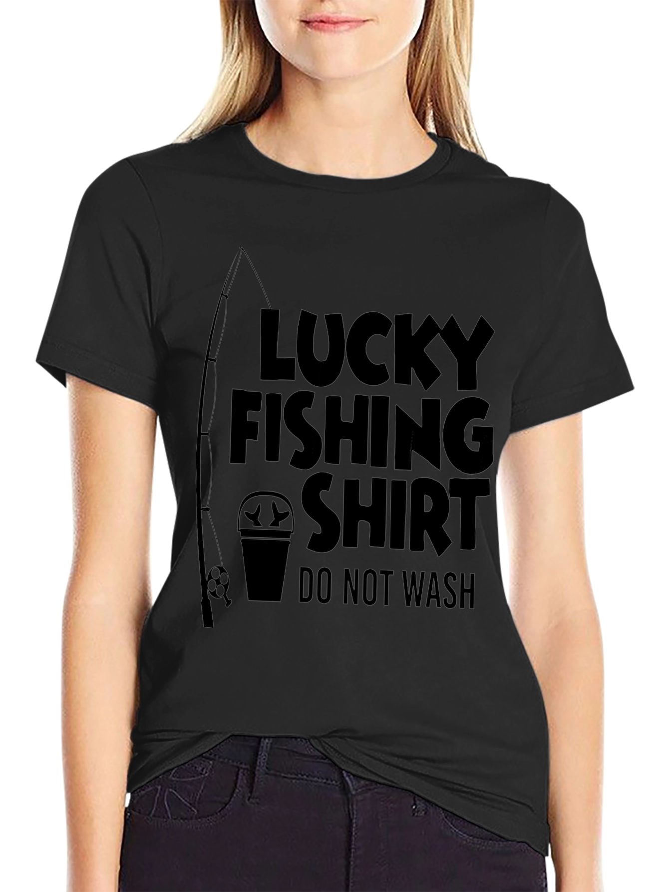 Lucky Fishing Shirt - Do Not Wash Funny T-Shirt