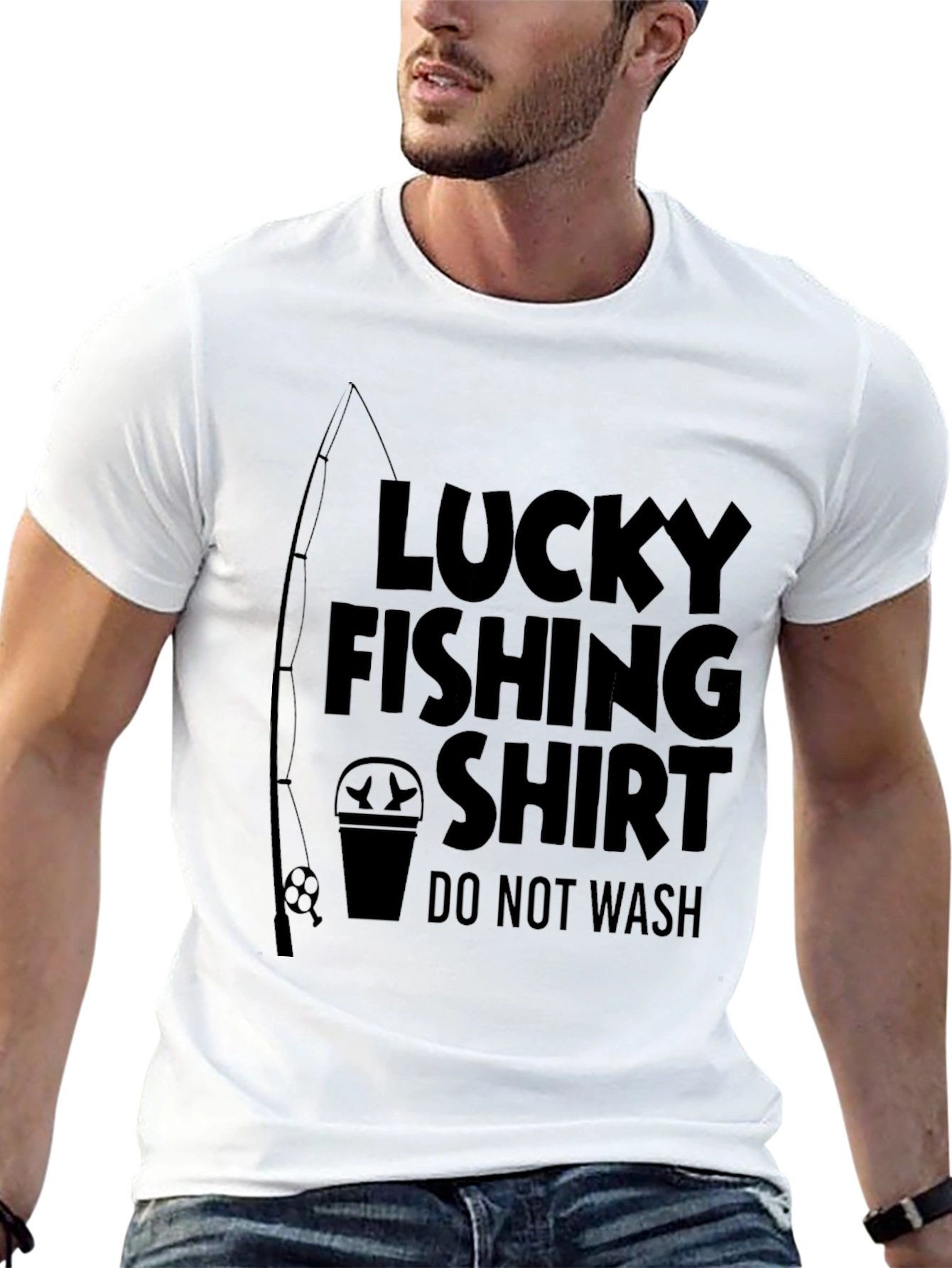 Lucky Fishing Shirt - Do Not Wash Funny T-Shirt