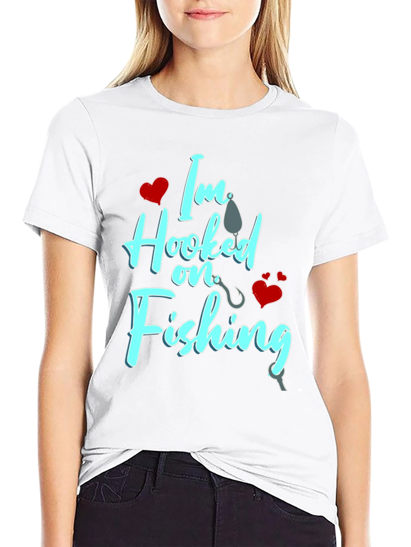 Im Hooked on Fishing Graphic T-Shirt