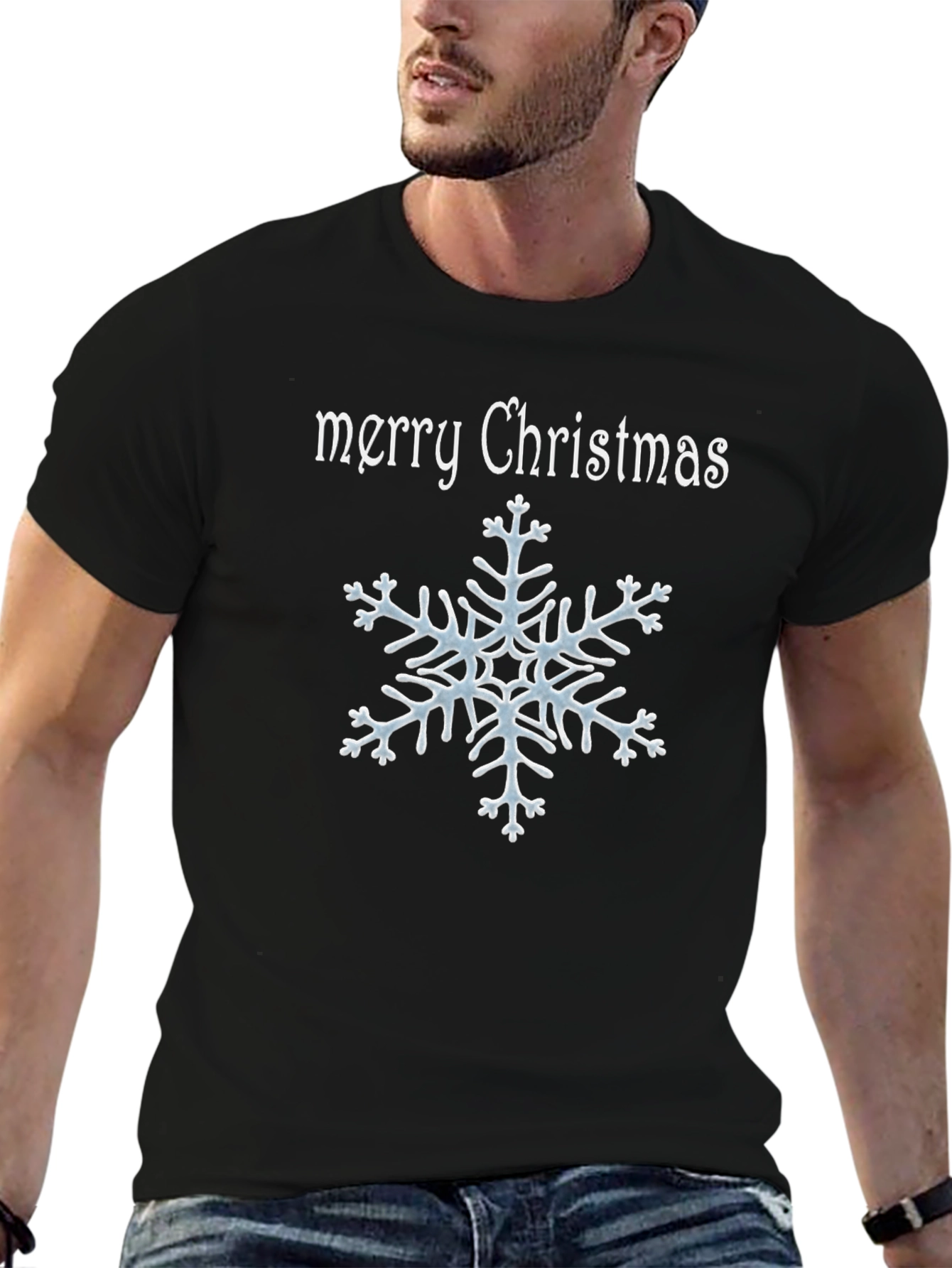 Merry Christmas Snowflake T-Shirt