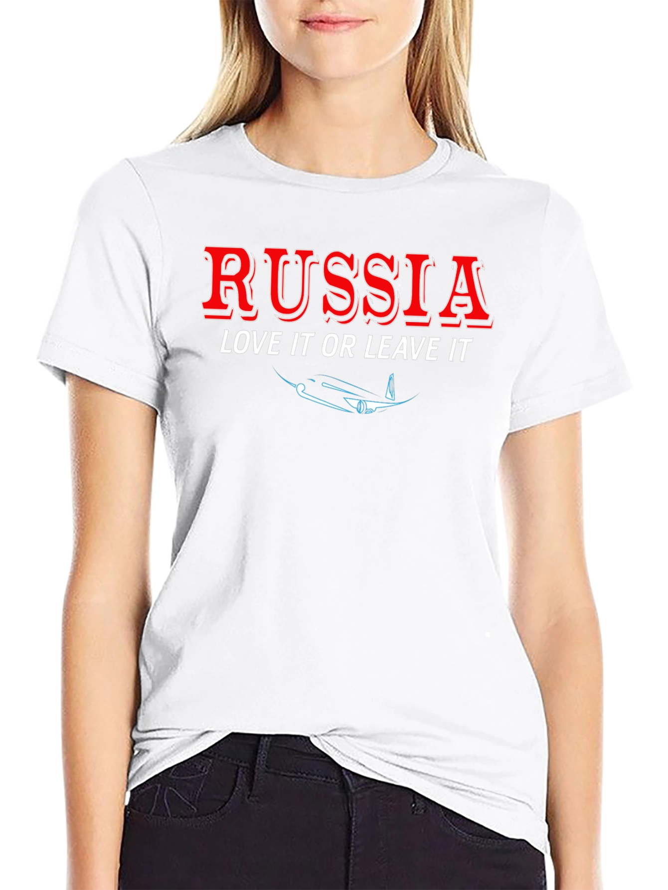 Russia Love It or Leave It Patriotic T-Shirt