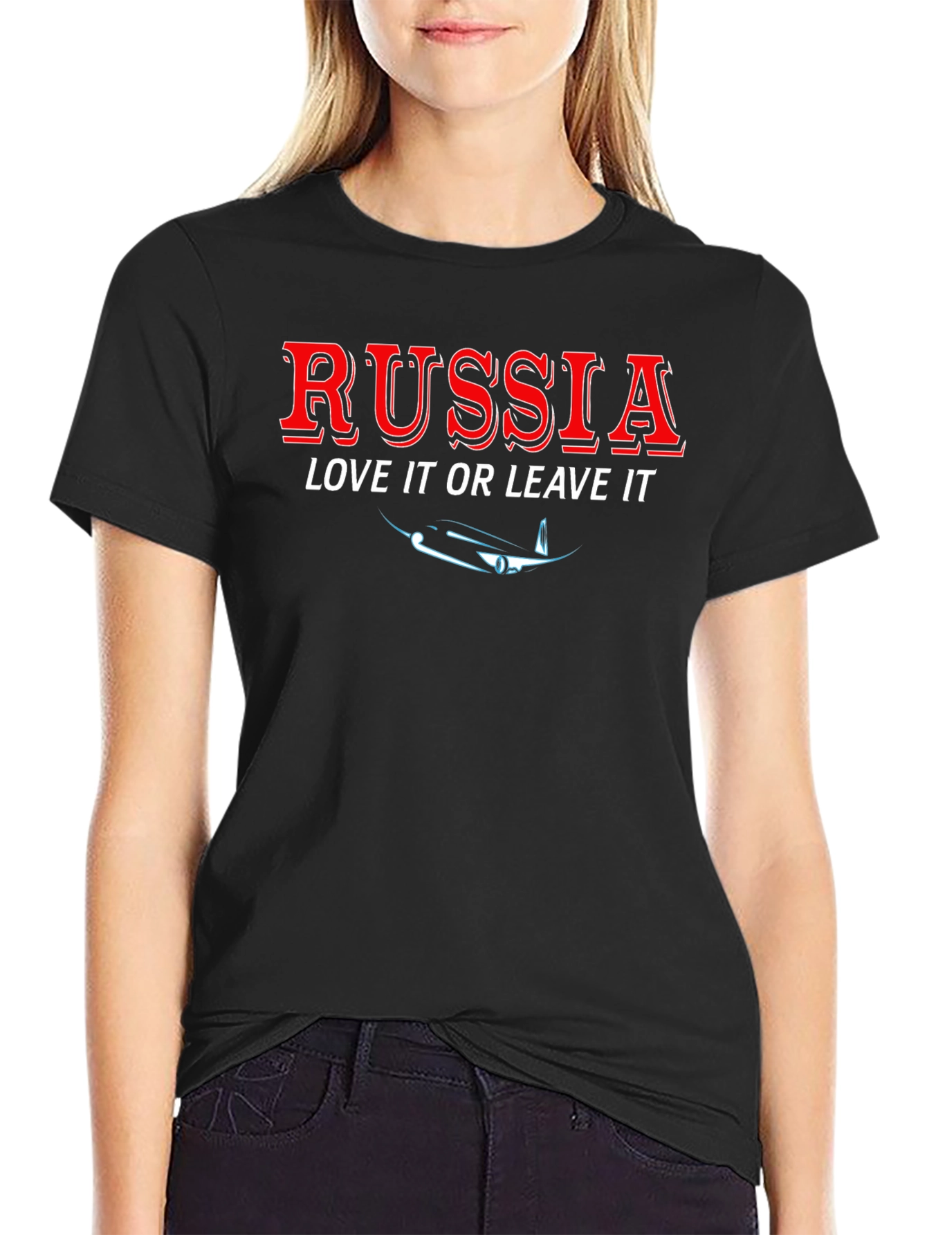 Russia Love It or Leave It Patriotic T-Shirt