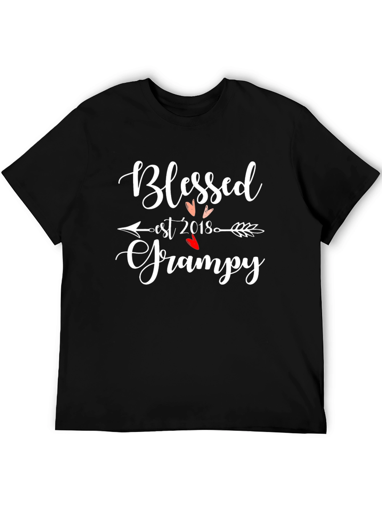 Blessed Grampy Est. 2018 Graphic T-Shirt