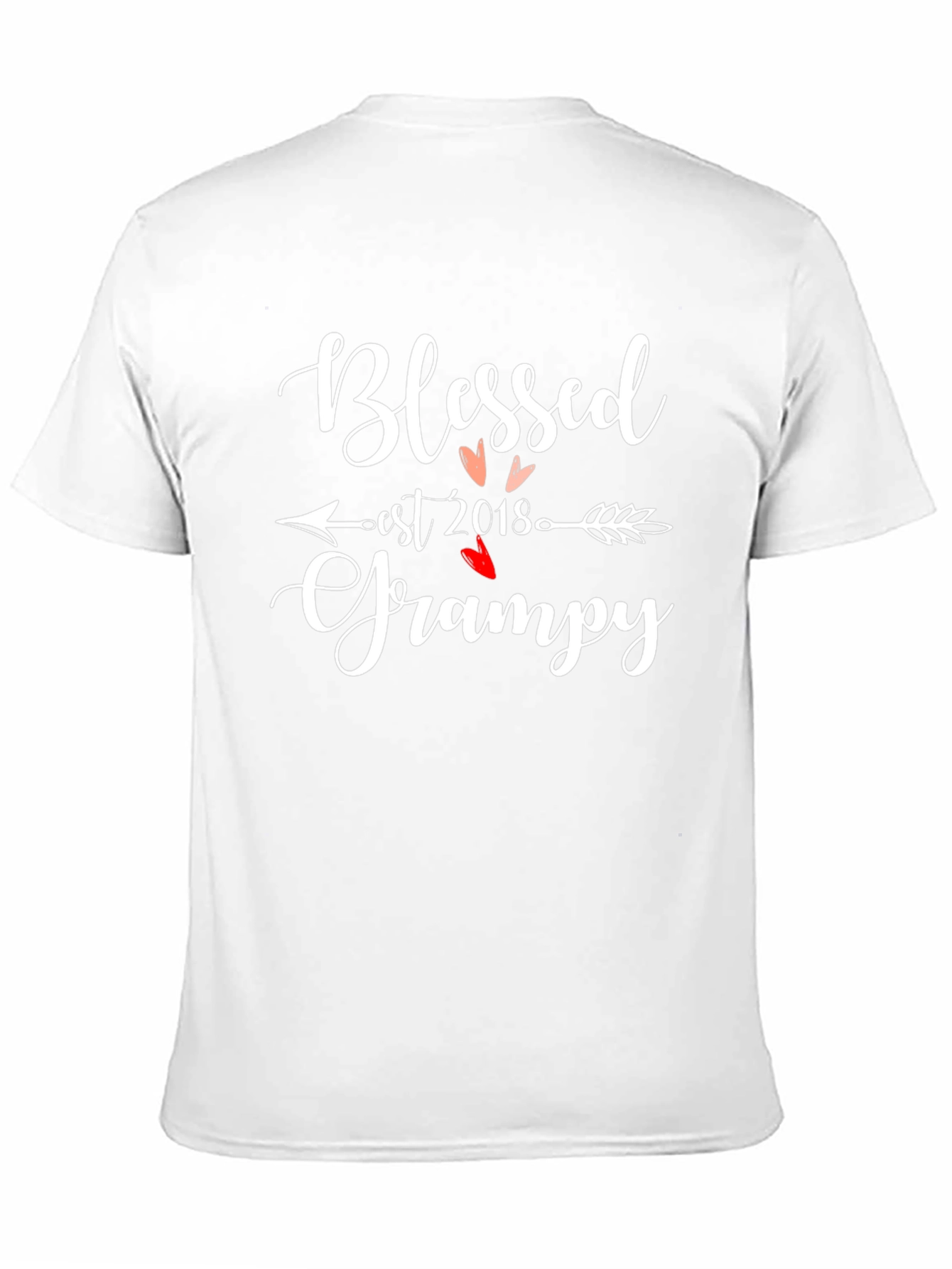 Blessed Grampy Est. 2018 Graphic T-Shirt