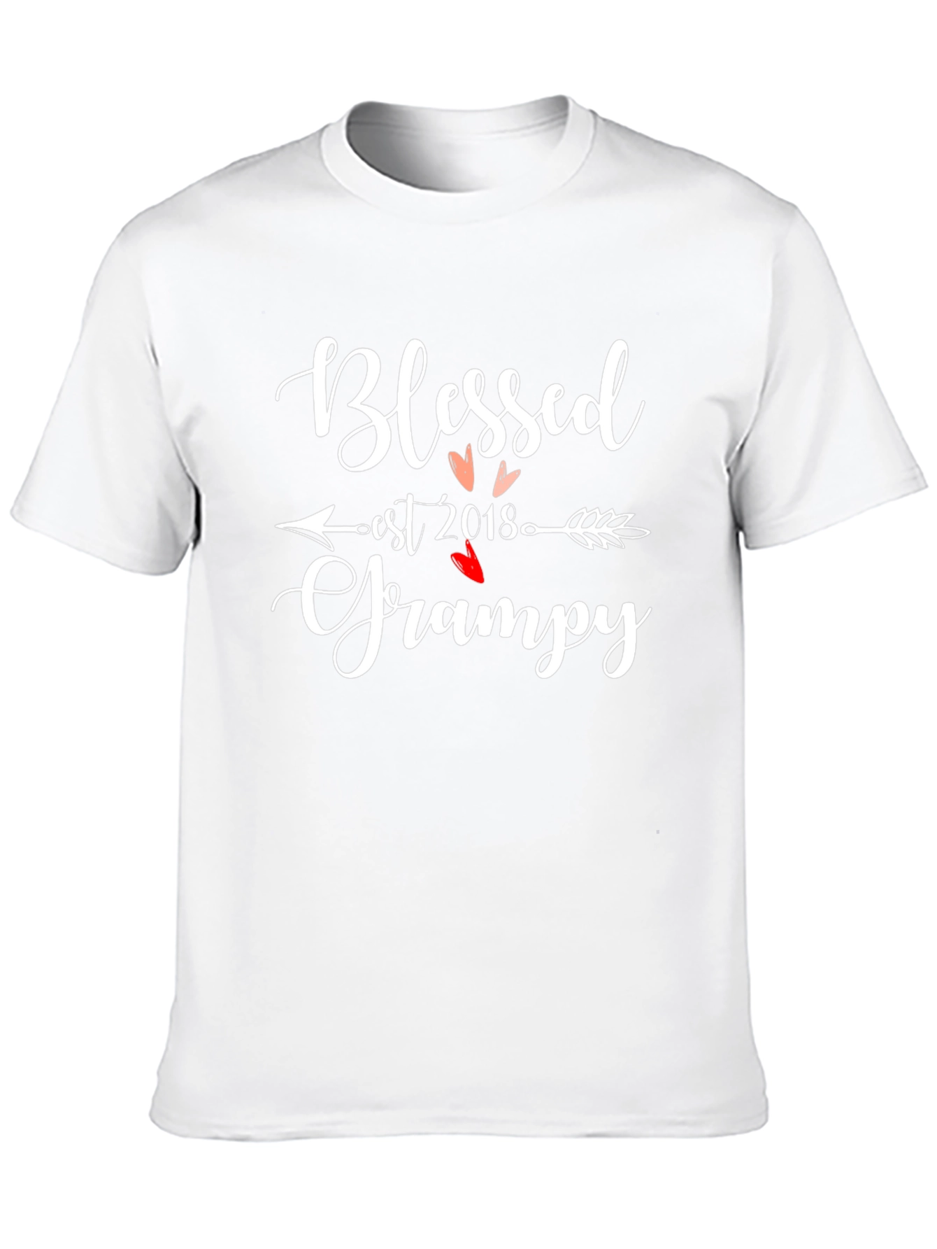 Blessed Grampy Est. 2018 Graphic T-Shirt