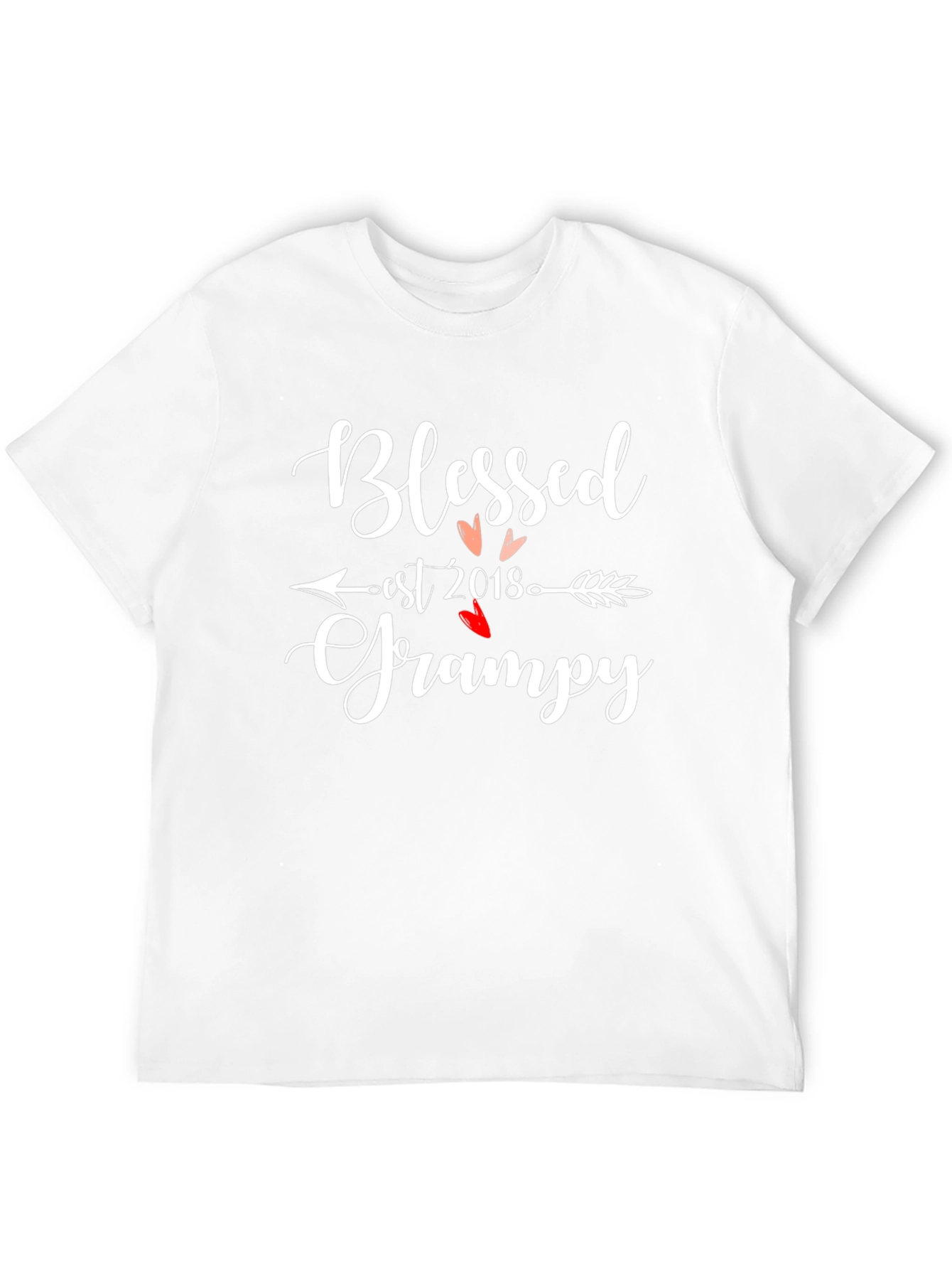 Blessed Grampy Est. 2018 Graphic T-Shirt