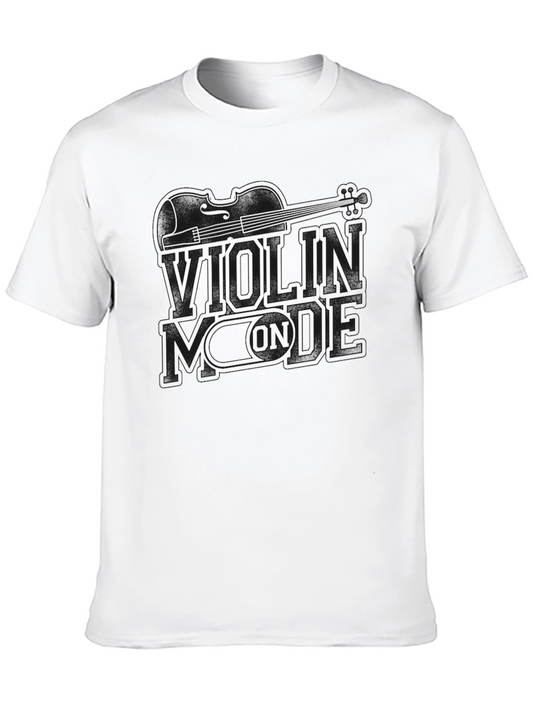 Violin Mode Black T-Shirt