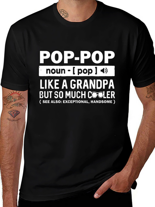 Pop-Pop Definition T-Shirt - Cool Grandpa Tee