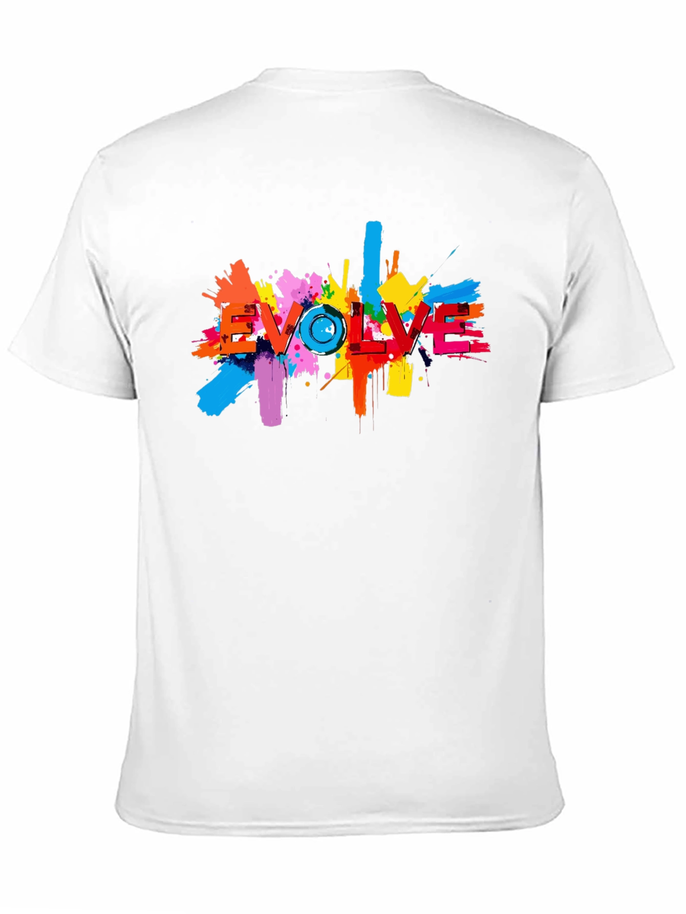 Evolve Splatter Graphic Black T-Shirt