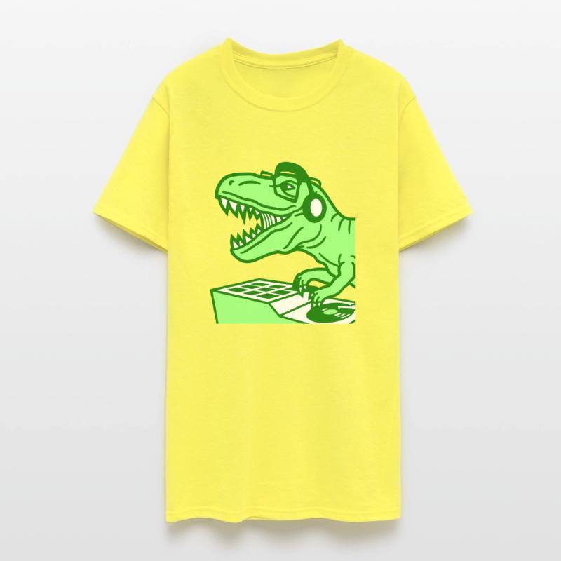 Roaring DJ Dinosaur T. Rex Dino Mixing Music Party