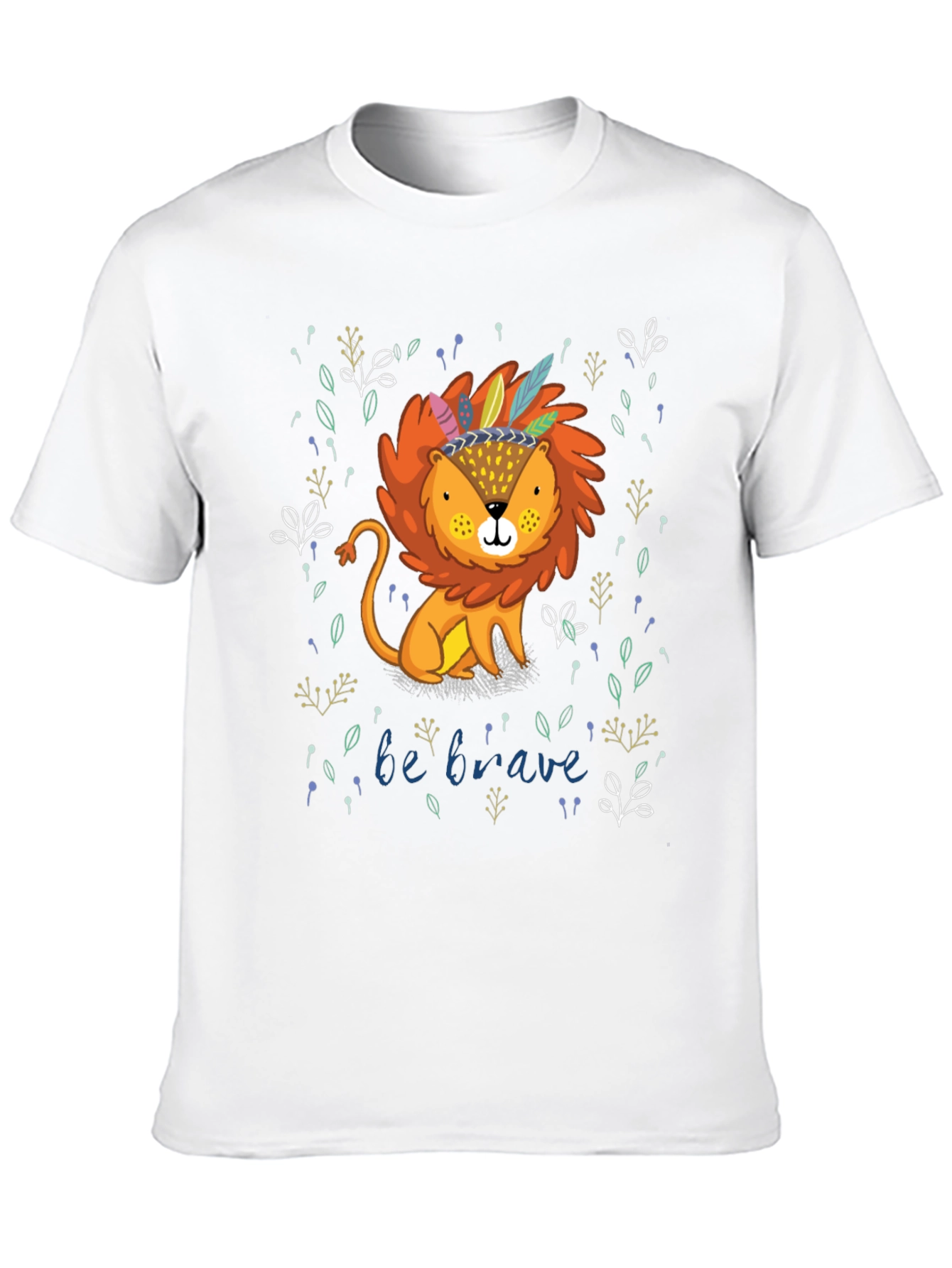 Be Brave Lion Graphic Tee
