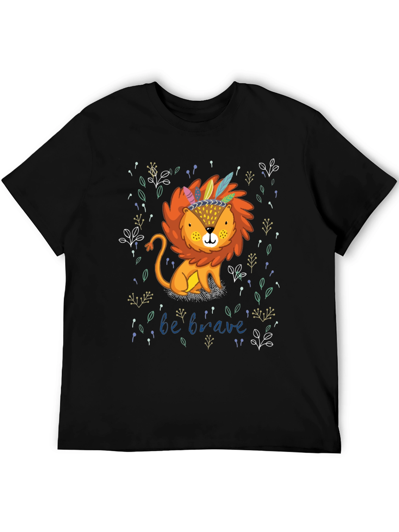 Be Brave Lion Graphic Tee