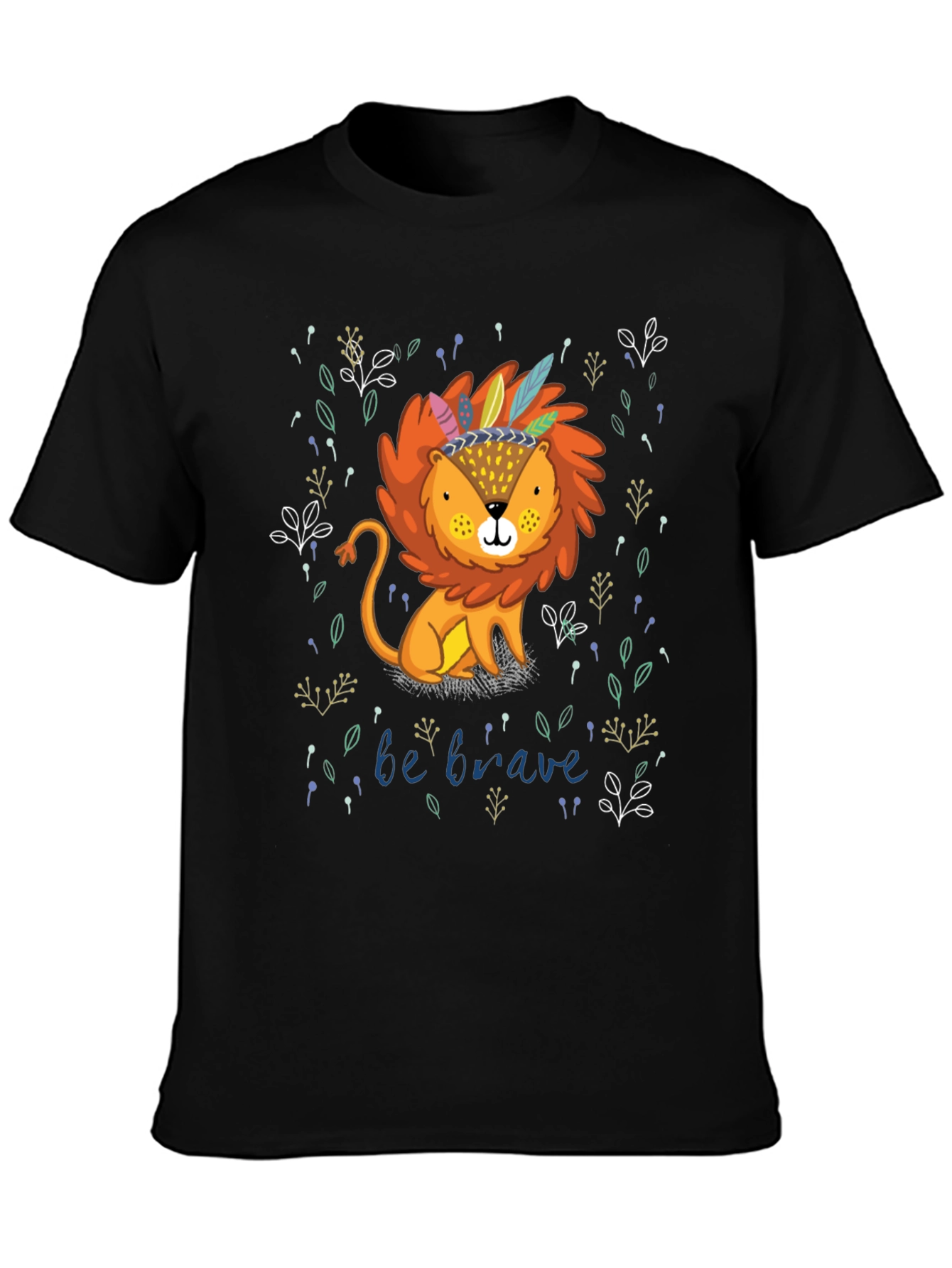 Be Brave Lion Graphic Tee