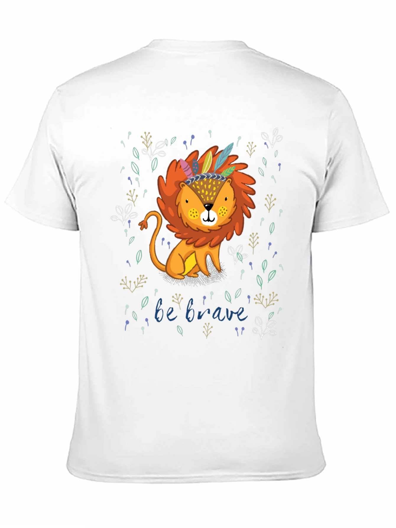 Be Brave Lion Graphic Tee