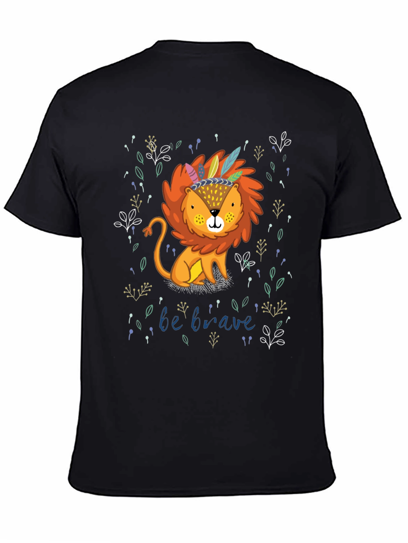 Be Brave Lion Graphic Tee