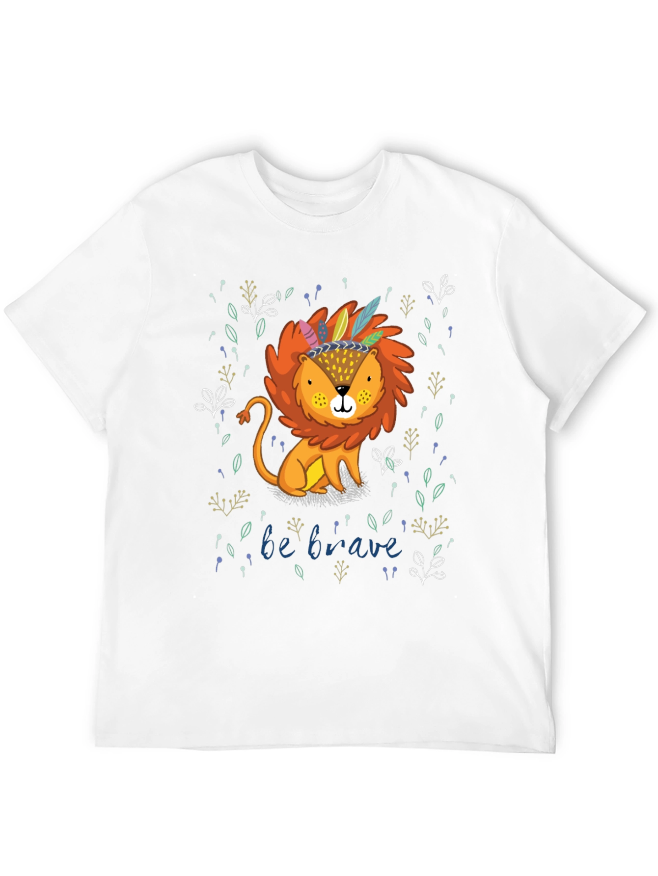 Be Brave Lion Graphic Tee
